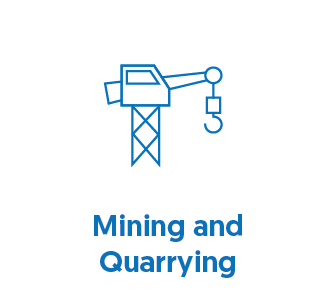 Mining and Quarrying Industry Crane Icon