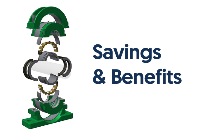 Timken Split Roller Bearings - Savings & Benefits