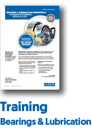 bearing and lubrication training flyer