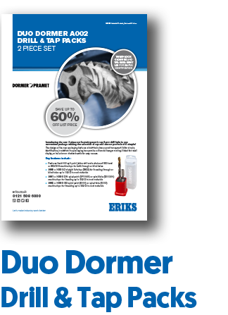 dormer drill and tap packs flyer