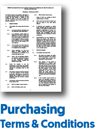 purchasing terms and conditions