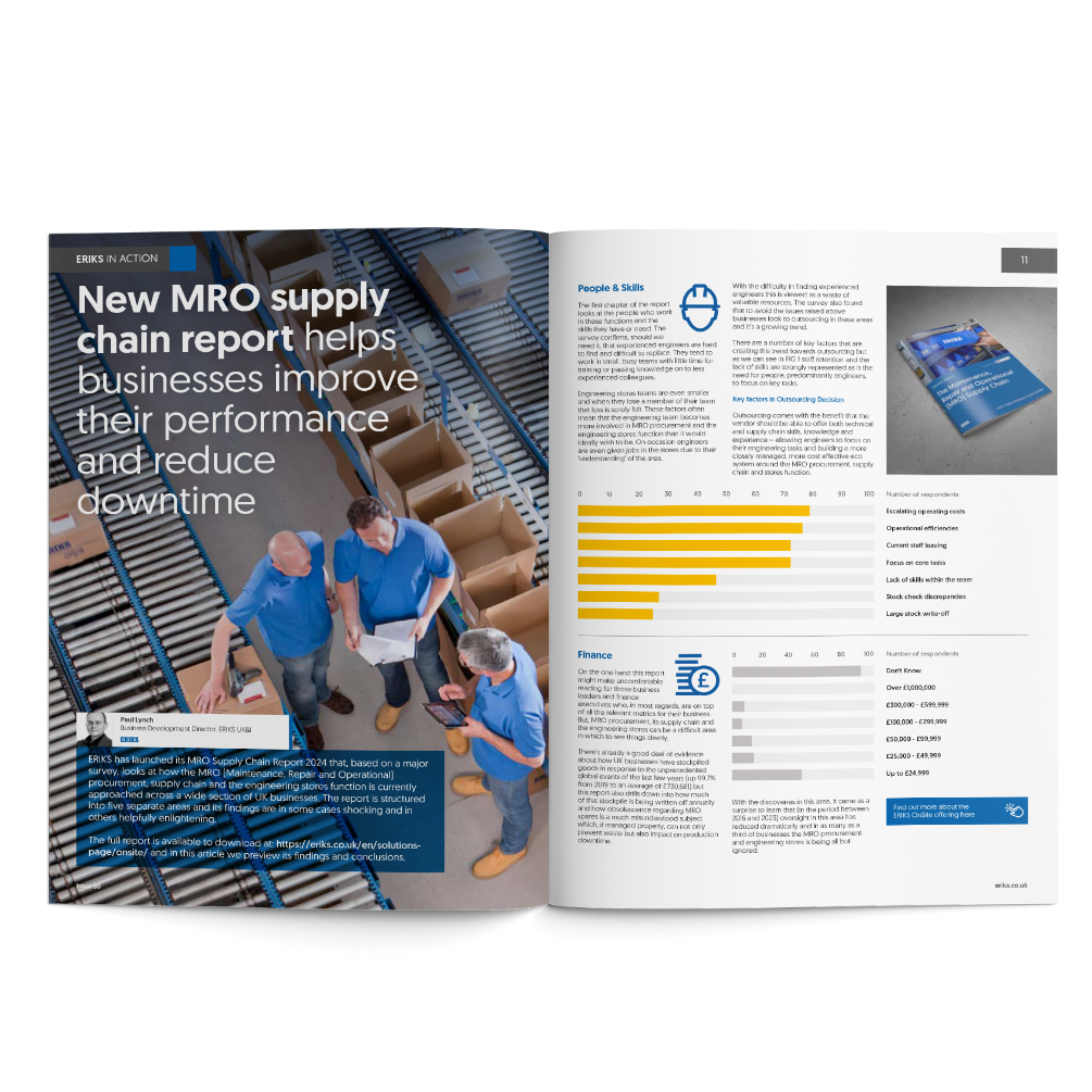 Know+How Magazine Sustainability and Reliability (Issue 50) open magazine with a grass leading up to a sky with a factory with an evening sunset, a little dusk, with the text saying Know plus How edition 50