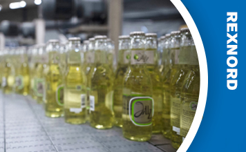 Rexnord TCO Reduction for Food and Beverage transporting drinks