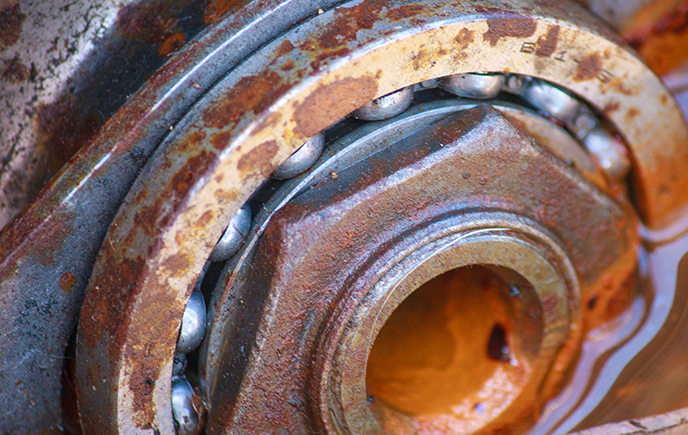 rusty bearing