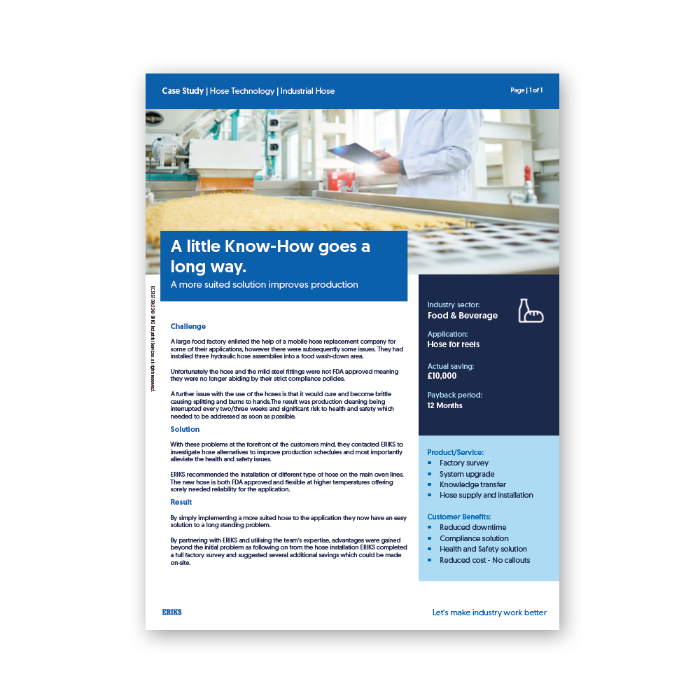 A case study document preview with a banner image and text