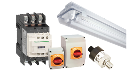 Electrical Lighting and fuses and switches