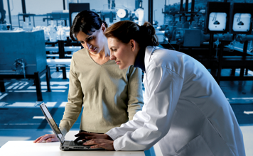 Quality Controller at work