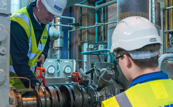 Engineers Performing Laser Alignment